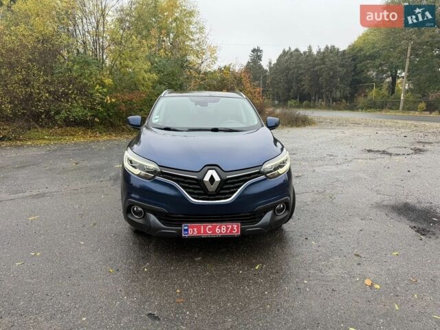 Синий Рено Kadjar, объемом двигателя 1.46 л и пробегом 207 тыс. км за 12499 $, фото 1 на Automoto.ua