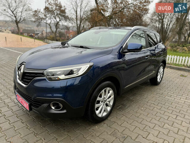 Синий Рено Kadjar, объемом двигателя 1.6 л и пробегом 178 тыс. км за 16900 $, фото 1 на Automoto.ua