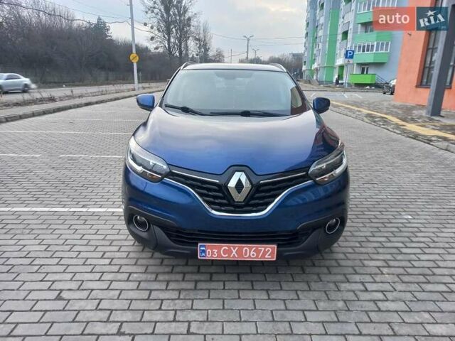 Синий Рено Kadjar, объемом двигателя 1.46 л и пробегом 217 тыс. км за 15600 $, фото 1 на Automoto.ua