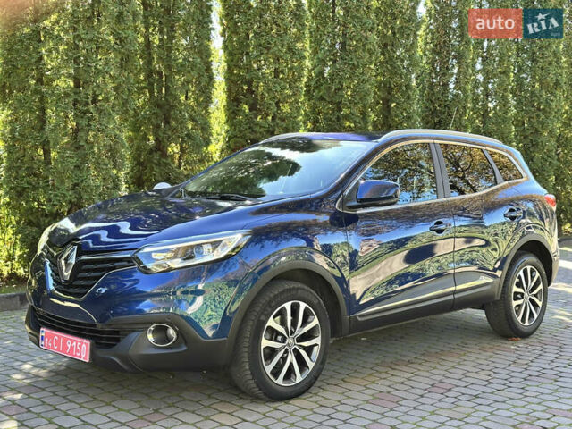 Синий Рено Kadjar, объемом двигателя 1.5 л и пробегом 171 тыс. км за 17700 $, фото 1 на Automoto.ua