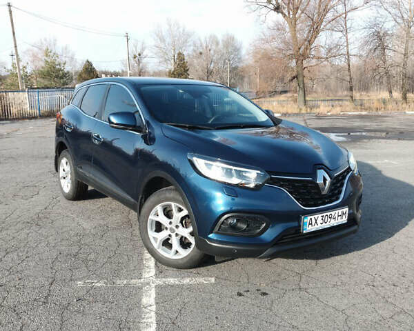 Синий Рено Kadjar, объемом двигателя 1.46 л и пробегом 21 тыс. км за 19800 $, фото 1 на Automoto.ua