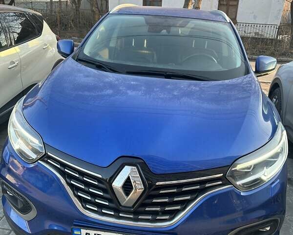 Синий Рено Kadjar, объемом двигателя 1.5 л и пробегом 75 тыс. км за 21800 $, фото 1 на Automoto.ua