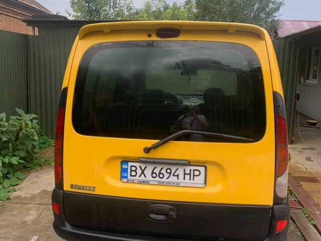Желтый Рено Кенгу Экспресс, объемом двигателя 1.9 л и пробегом 206 тыс. км за 3100 $, фото 1 на Automoto.ua