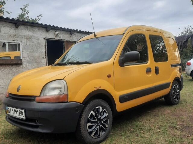Жовтий Рено Кєнгу Експресс, об'ємом двигуна 1.9 л та пробігом 252 тис. км за 2900 $, фото 1 на Automoto.ua