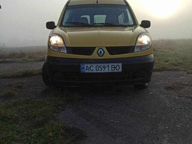 Желтый Рено Кенгу Экспресс, объемом двигателя 1.5 л и пробегом 345 тыс. км за 3499 $, фото 1 на Automoto.ua