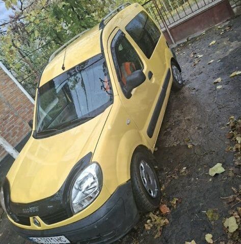 Желтый Рено Кенгу Экспресс, объемом двигателя 1.5 л и пробегом 215 тыс. км за 3784 $, фото 1 на Automoto.ua