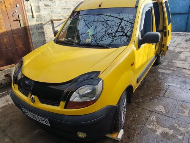 Желтый Рено Кенгу Экспресс, объемом двигателя 1.5 л и пробегом 180 тыс. км за 2320 $, фото 1 на Automoto.ua