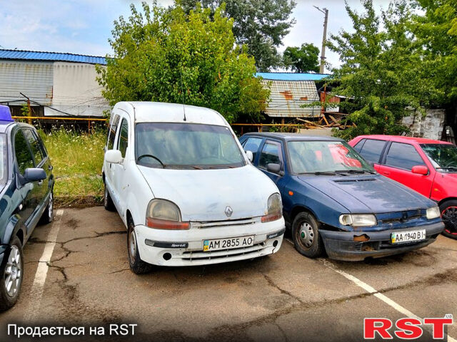 Белый Рено Кенгу, объемом двигателя 1.1 л и пробегом 215 тыс. км за 1350 $, фото 1 на Automoto.ua