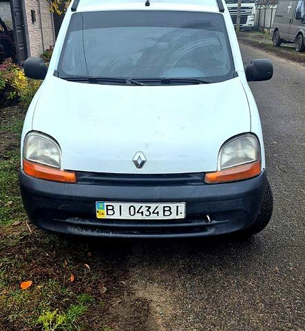 Белый Рено Кенгу, объемом двигателя 1.9 л и пробегом 370 тыс. км за 3200 $, фото 1 на Automoto.ua