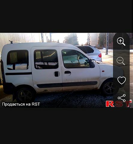 Білий Рено Кєнгу, об'ємом двигуна 1.5 л та пробігом 250 тис. км за 2000 $, фото 1 на Automoto.ua