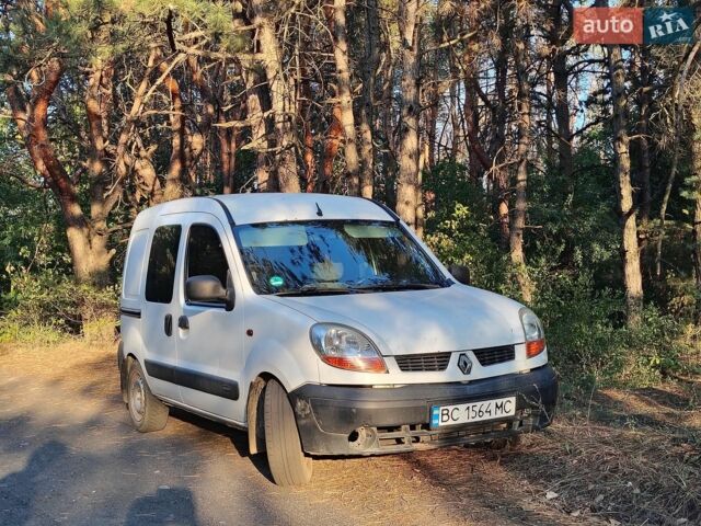 Белый Рено Кенгу, объемом двигателя 1.46 л и пробегом 273 тыс. км за 3500 $, фото 1 на Automoto.ua