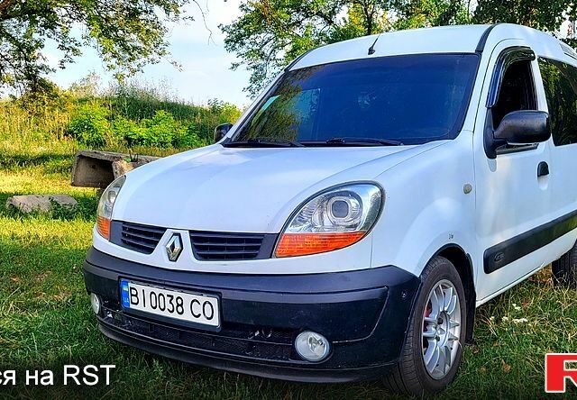 Белый Рено Кенгу, объемом двигателя 1.5 л и пробегом 220 тыс. км за 4700 $, фото 1 на Automoto.ua