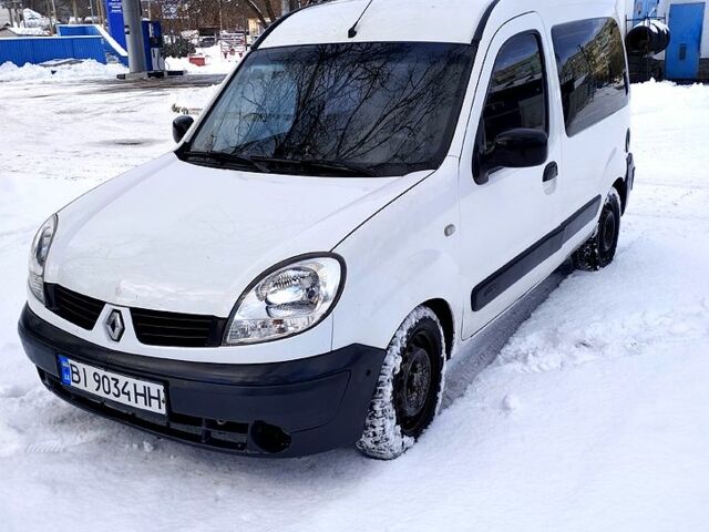 Белый Рено Кенгу, объемом двигателя 1.5 л и пробегом 270 тыс. км за 3500 $, фото 1 на Automoto.ua