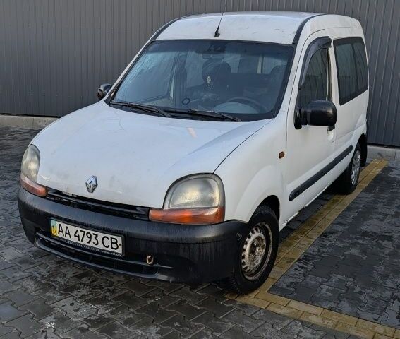 Белый Рено Кенгу, объемом двигателя 1.9 л и пробегом 290 тыс. км за 1499 $, фото 1 на Automoto.ua