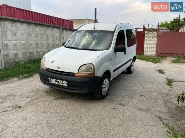 Белый Рено Кенгу, объемом двигателя 1.9 л и пробегом 250 тыс. км за 1300 $, фото 1 на Automoto.ua