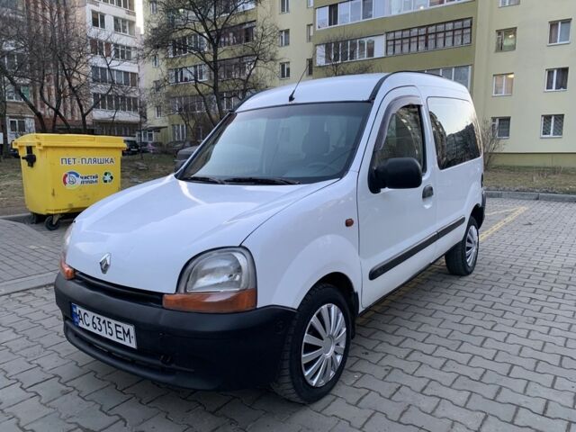 Белый Рено Кенгу, объемом двигателя 1.9 л и пробегом 274 тыс. км за 2350 $, фото 1 на Automoto.ua