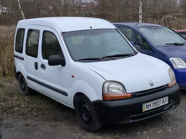 Белый Рено Кенгу, объемом двигателя 1.9 л и пробегом 250 тыс. км за 1000 $, фото 1 на Automoto.ua