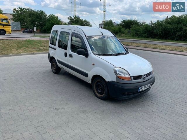 Белый Рено Кенгу, объемом двигателя 1.46 л и пробегом 420 тыс. км за 2500 $, фото 1 на Automoto.ua