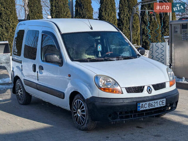 Белый Рено Кенгу, объемом двигателя 1.46 л и пробегом 200 тыс. км за 3000 $, фото 1 на Automoto.ua