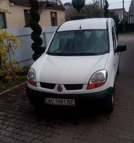 Белый Рено Кенгу, объемом двигателя 1.46 л и пробегом 289 тыс. км за 3500 $, фото 1 на Automoto.ua