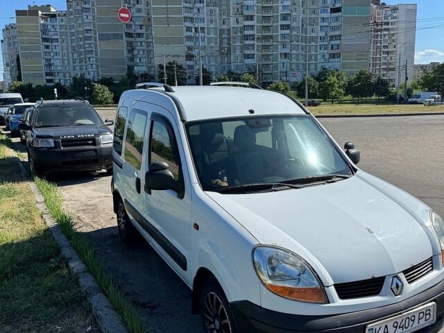 Белый Рено Кенгу, объемом двигателя 1.46 л и пробегом 294 тыс. км за 3800 $, фото 1 на Automoto.ua
