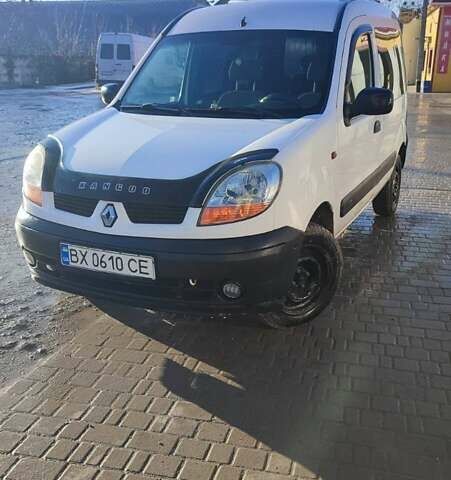 Белый Рено Кенгу, объемом двигателя 1.5 л и пробегом 193 тыс. км за 3500 $, фото 1 на Automoto.ua