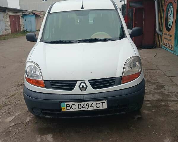 Белый Рено Кенгу, объемом двигателя 1.46 л и пробегом 239 тыс. км за 4500 $, фото 1 на Automoto.ua