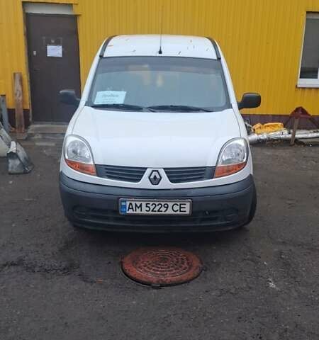 Белый Рено Кенгу, объемом двигателя 1.5 л и пробегом 217 тыс. км за 4000 $, фото 1 на Automoto.ua