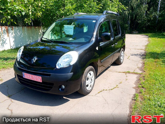 Черный Рено Кенгу, объемом двигателя 1.6 л и пробегом 179 тыс. км за 7700 $, фото 1 на Automoto.ua