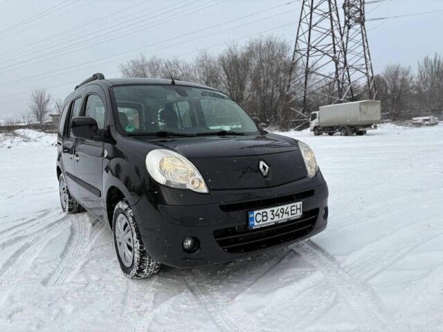 Черный Рено Кенгу, объемом двигателя 1.6 л и пробегом 222 тыс. км за 7600 $, фото 1 на Automoto.ua