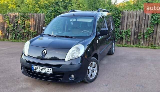 Черный Рено Кенгу, объемом двигателя 1.6 л и пробегом 226 тыс. км за 7350 $, фото 1 на Automoto.ua