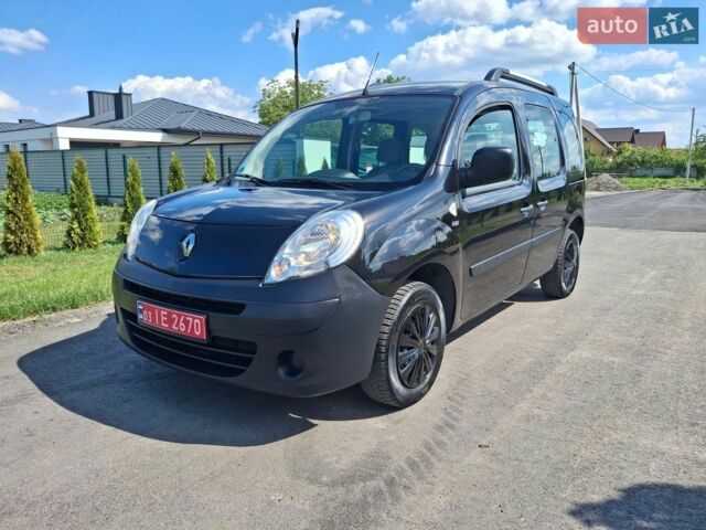 Черный Рено Кенгу, объемом двигателя 1.6 л и пробегом 219 тыс. км за 6750 $, фото 1 на Automoto.ua