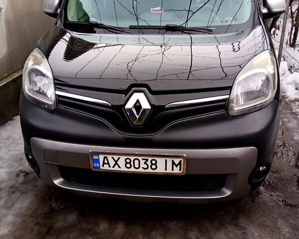Черный Рено Кенгу, объемом двигателя 1.46 л и пробегом 186 тыс. км за 8900 $, фото 1 на Automoto.ua