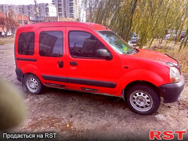 Красный Рено Кенгу, объемом двигателя 19 л и пробегом 260 тыс. км за 2000 $, фото 1 на Automoto.ua