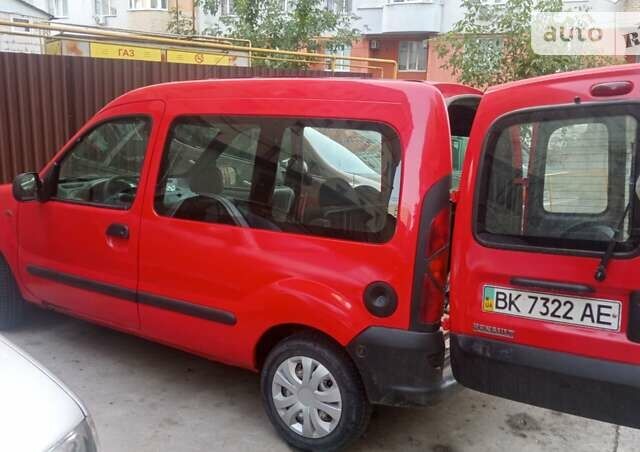 Красный Рено Кенгу, объемом двигателя 1.9 л и пробегом 280 тыс. км за 3100 $, фото 1 на Automoto.ua