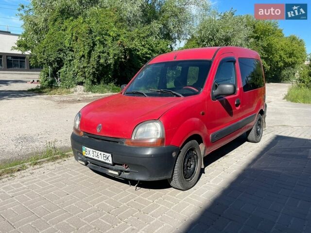 Красный Рено Кенгу, объемом двигателя 1.46 л и пробегом 300 тыс. км за 2700 $, фото 1 на Automoto.ua