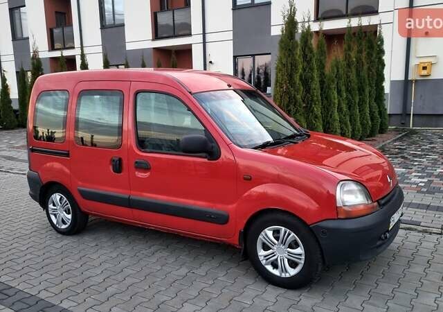 Красный Рено Кенгу, объемом двигателя 1.46 л и пробегом 353 тыс. км за 2999 $, фото 1 на Automoto.ua