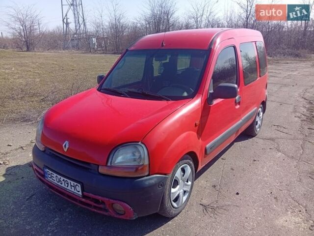Красный Рено Кенгу, объемом двигателя 1.46 л и пробегом 320 тыс. км за 2600 $, фото 1 на Automoto.ua