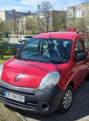 Красный Рено Кенгу, объемом двигателя 1.6 л и пробегом 232 тыс. км за 6650 $, фото 1 на Automoto.ua