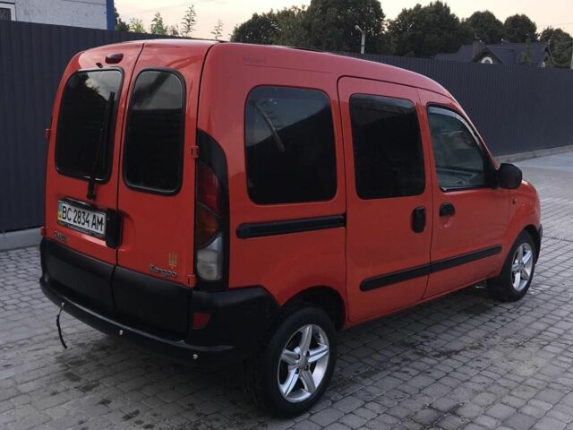 Красный Рено Кенгу, объемом двигателя 1.9 л и пробегом 270 тыс. км за 2596 $, фото 1 на Automoto.ua