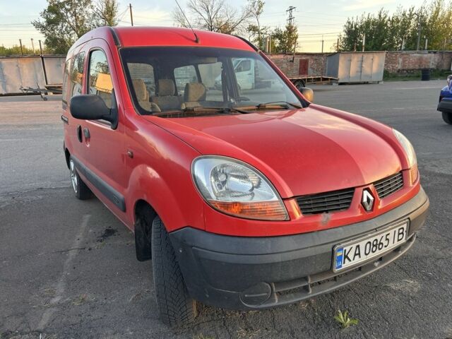 Красный Рено Кенгу, объемом двигателя 1.5 л и пробегом 210 тыс. км за 2350 $, фото 1 на Automoto.ua