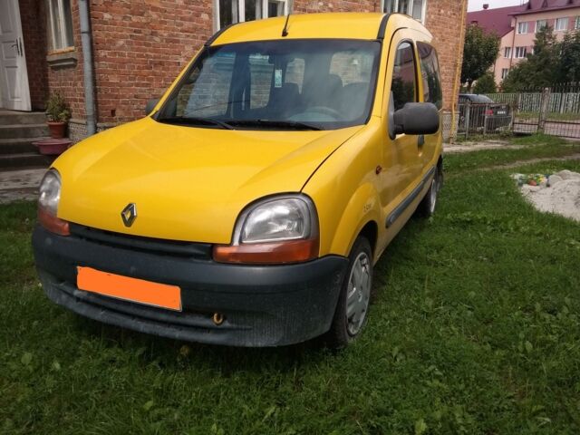 Жовтий Рено Кенгу пас., об'ємом двигуна 1.9 л та пробігом 200 тис. км за 3450 $, фото 1 на Automoto.ua