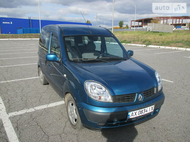 Синий Рено Кенгу пасс., объемом двигателя 1.2 л и пробегом 255 тыс. км за 5000 $, фото 1 на Automoto.ua