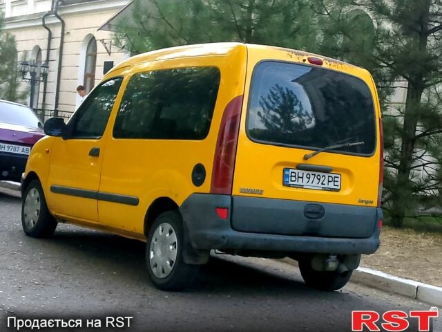 Желтый Рено Кенгу, объемом двигателя 1.9 л и пробегом 220 тыс. км за 2200 $, фото 1 на Automoto.ua