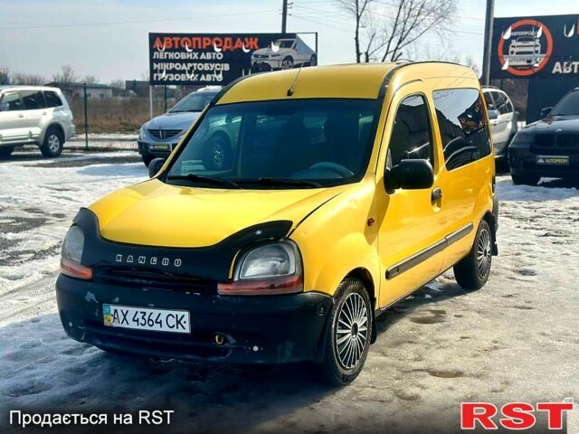 Желтый Рено Кенгу, объемом двигателя 1.9 л и пробегом 290 тыс. км за 2300 $, фото 1 на Automoto.ua