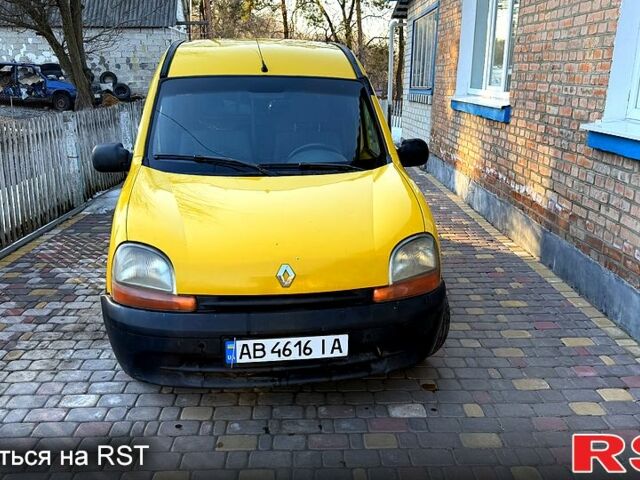 Желтый Рено Кенгу, объемом двигателя 1.9 л и пробегом 200 тыс. км за 1599 $, фото 1 на Automoto.ua