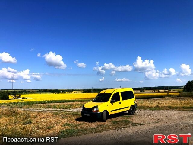 Желтый Рено Кенгу, объемом двигателя 1.9 л и пробегом 350 тыс. км за 1300 $, фото 1 на Automoto.ua