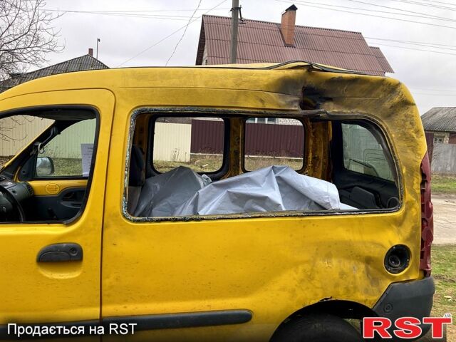 Желтый Рено Кенгу, объемом двигателя 1.9 л и пробегом 260 тыс. км за 1500 $, фото 1 на Automoto.ua