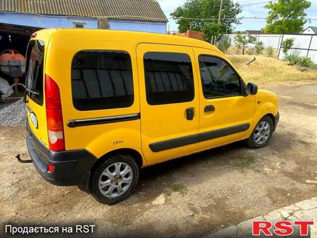 Жовтий Рено Кєнгу, об'ємом двигуна 1.5 л та пробігом 162 тис. км за 3800 $, фото 1 на Automoto.ua