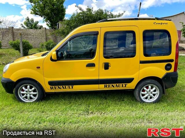 Желтый Рено Кенгу, объемом двигателя 1.5 л и пробегом 278 тыс. км за 4300 $, фото 1 на Automoto.ua